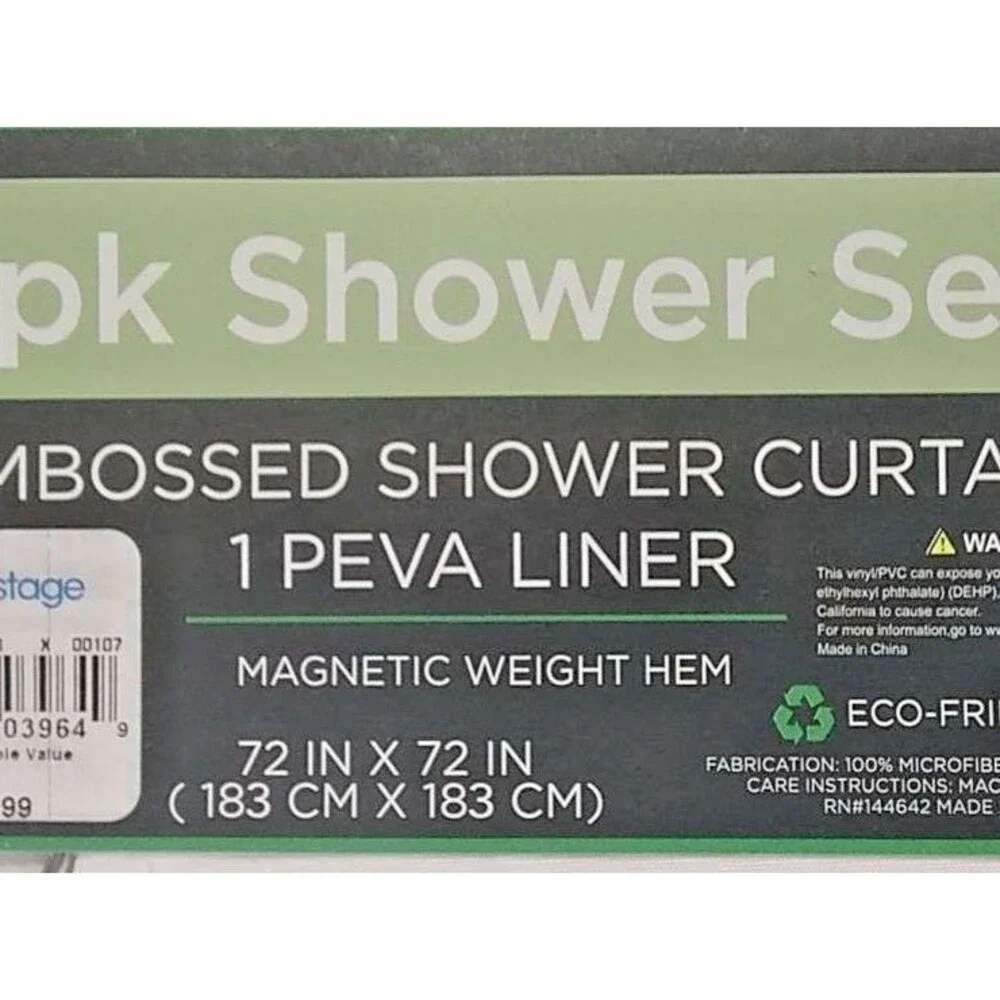 Eco-Basics Shower Set – White 72